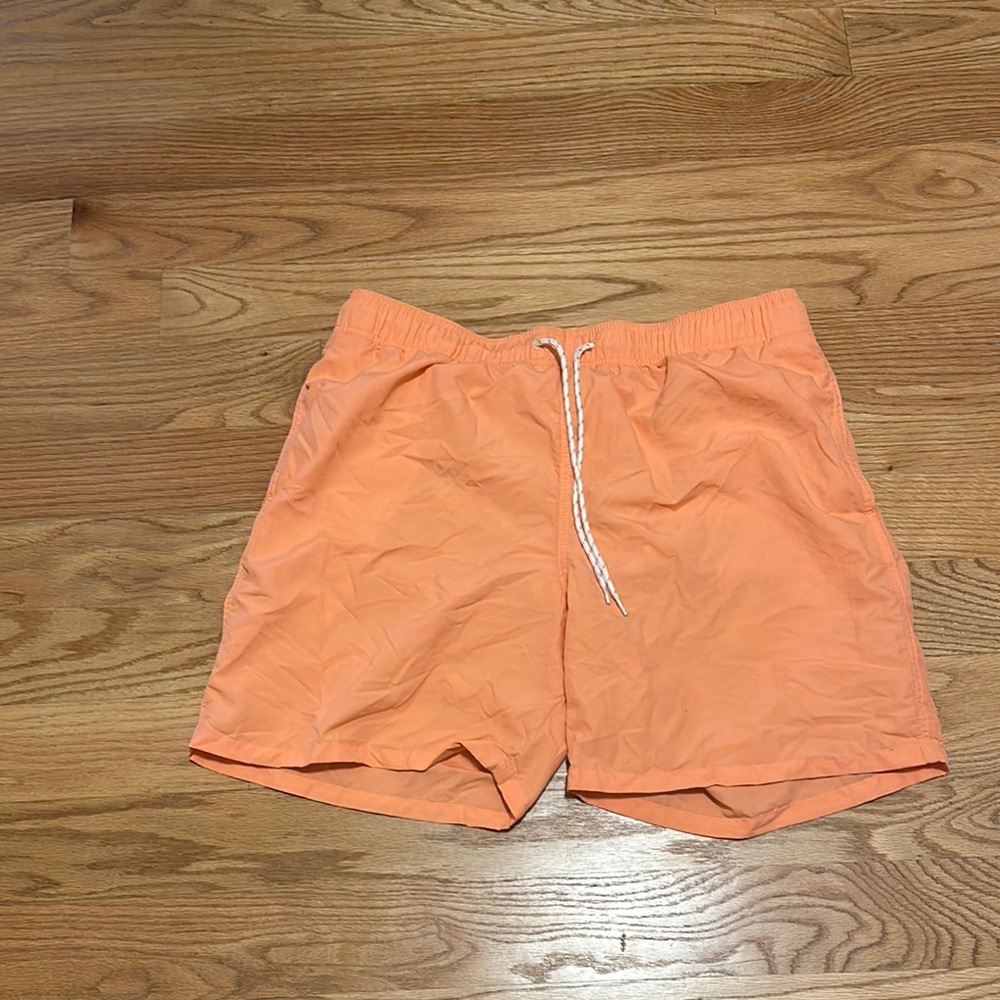 Goodfellow  men’s size large Swim Shorts color salmon